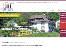 Tablet Screenshot of landgasthof-farnsburg.ch